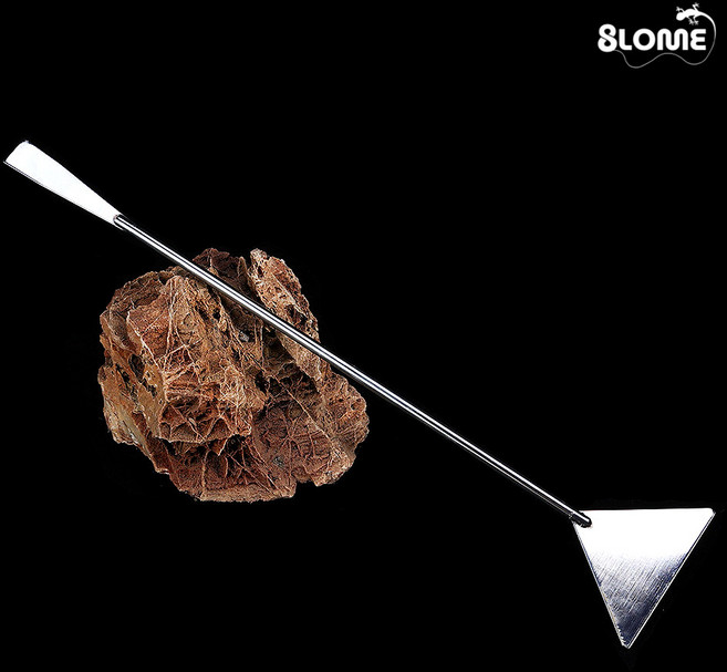 8LOME 듀얼 헤드 다목적 스크래퍼 수족관 어항 유리 청소, 1개, 스틸