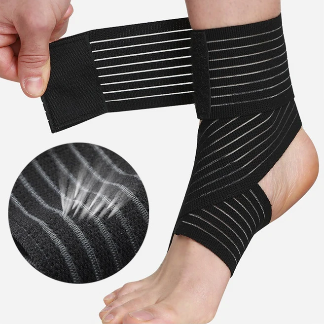 바르나 풋케어 발목 압박 붕대 스포츠 밴드, 1개 - 쿠팡