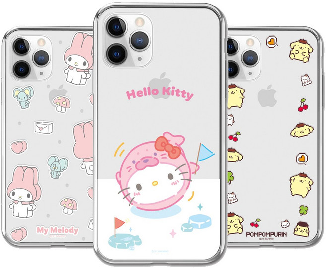 산리오 헬로키티 시즌4 클리어 젤리 케이스 갤럭시A17