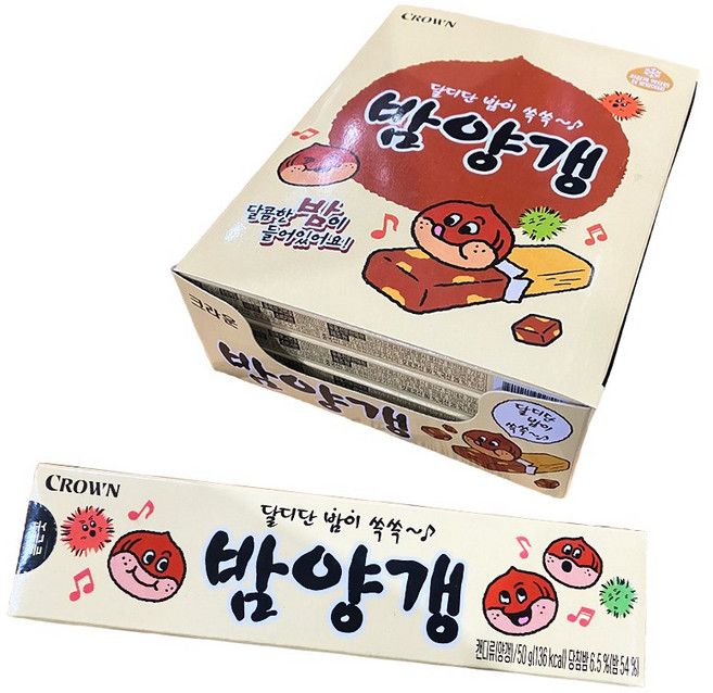 크라운 콜라보 비비 밤양갱, 30개, 50g