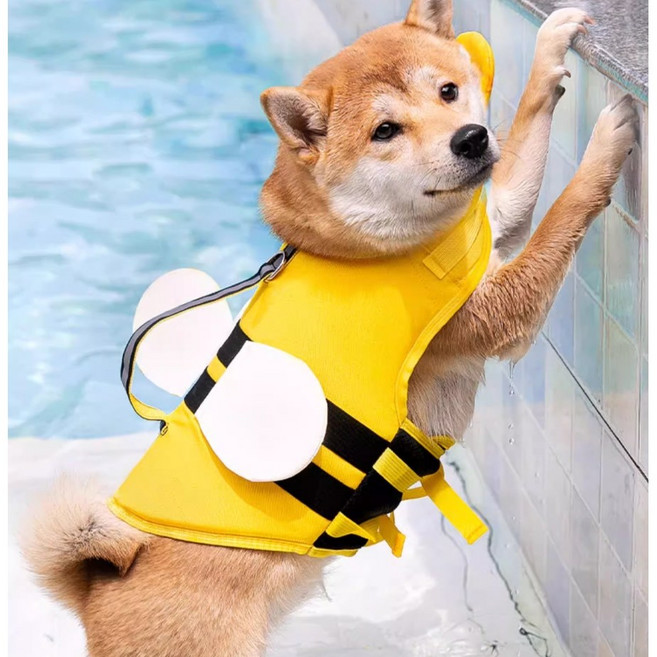 애견 물놀이 구명조끼, 1개