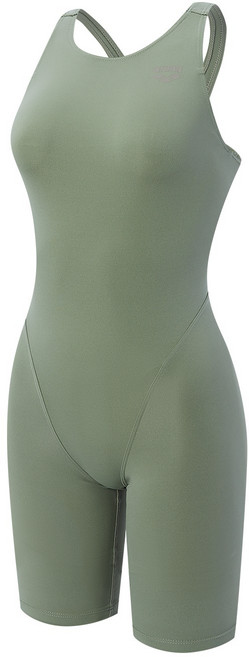 아레나 어텐더 여성 4부 선수 반신 레이서백 실내 수영복 AYAL1CE02 카키 2001부평점