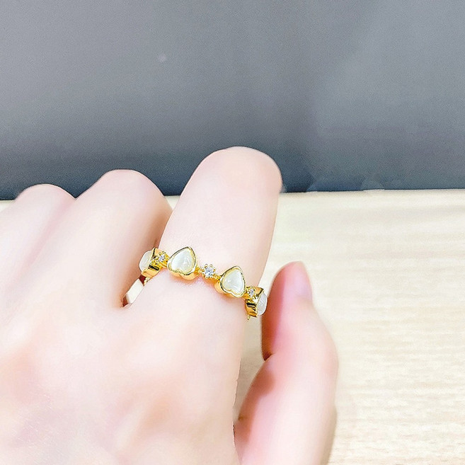 데일리 캐주얼 레이어드 오픈링 반지 모음