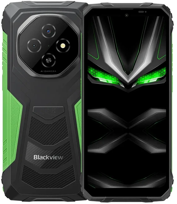 블랙뷰 FORT 1 러기드 폰 6.65인치 4GB+128GB 6GB+256GB 스마트폰 안드로이드 15 유니소크 타이거 T615 100, 01 256G, 02 BlueTooth Earphone, 02 green, 256GB