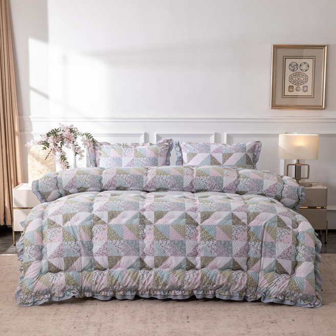 사계절 이불 베개커버 매트리스 커버 세트