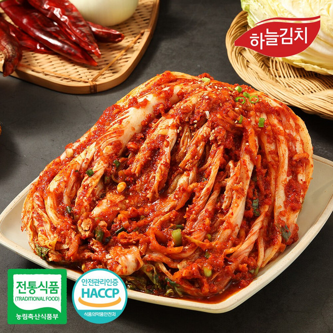 하늘명인 프리미엄 배추 포기김치 3kg 5kg 10kg 국내산 원재료 100%, 1개