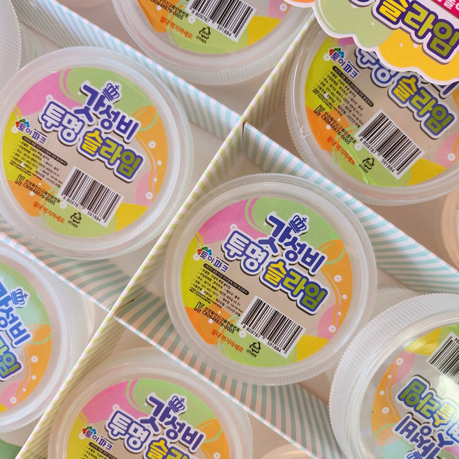 투명슬라임 갓성비슬라임 유치원선물 단체슬라임, 투명슬라임 갓성비슬라임(투명), 1개