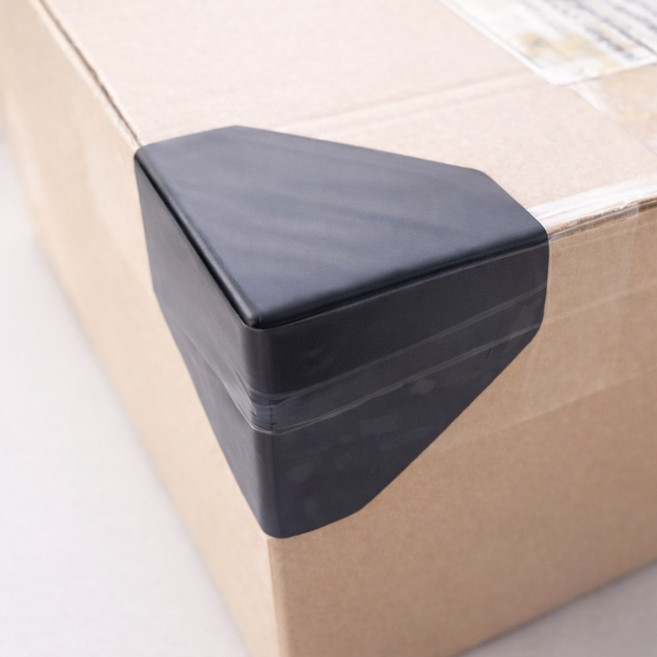 택배 박스 모서리 보호대, 100개, 블랙