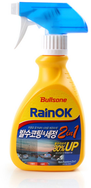 불스원 레인OK 자동차 발수코팅 유막제거제 유막제거 유리막제거제 김서림방지, 01_발수코팅 세정 2in1, 1개
