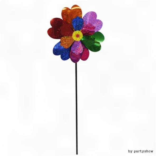 야외마당 정원장식용 대형금속 윈드스피너-레인보우, 1개, 상세페이지 참조