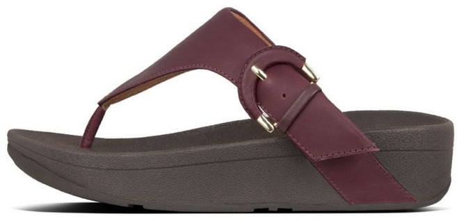 핏플랍 여성 여름 패션 외출용 부드러운 바닥 미끄럼 방지 웨지 샌들 진짜 가죽 슬리퍼