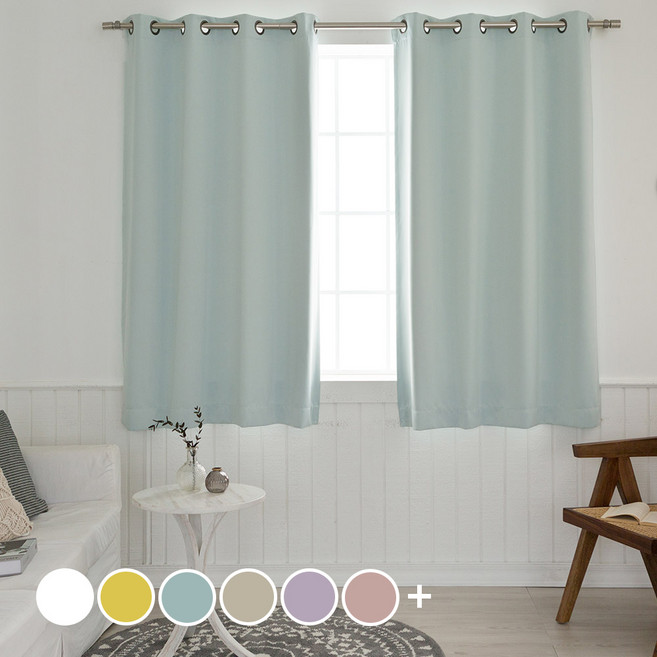 까르데코 디망쉬 작은창 창문 아이방 암막커튼 2장