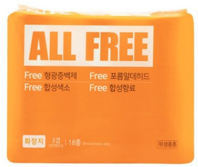 올프리 롤티슈 40m, 18롤, 3팩