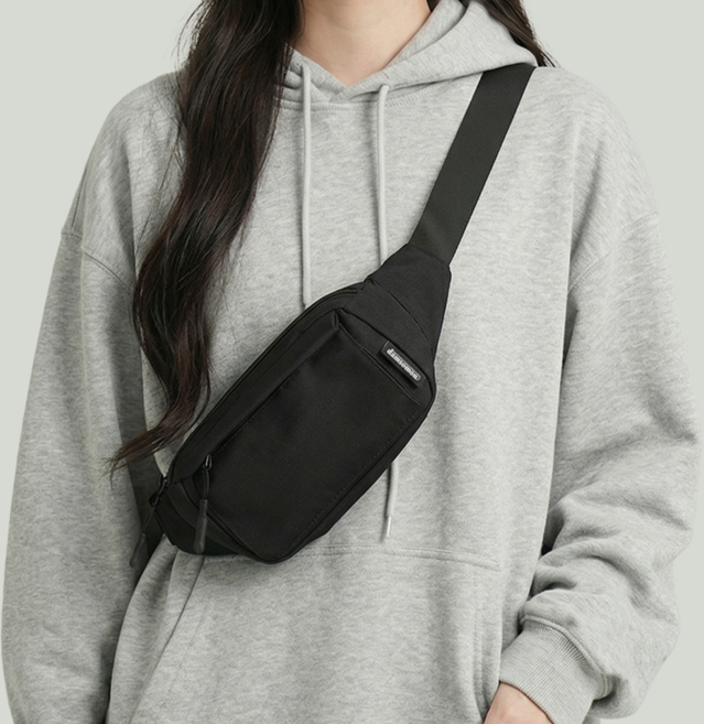 담앤드솜 2세대 심플 미니 힙색 허리 어깨 방수 스포츠 운동 조깅 가슴 남자 돈 웨이스트 메신저 크로스 슬링백 러닝 허리쌕 가방 지갑 파우치 쌕 소형 작은 등산 자전거