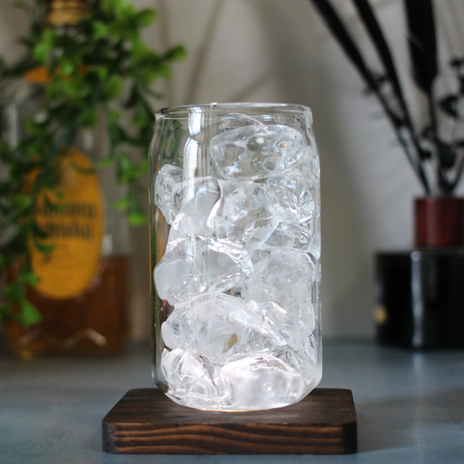 비어캔 글라스잔 360ml 4P 주스잔 에이드잔 업소잔 맥주잔, 1개, 인쇄없음