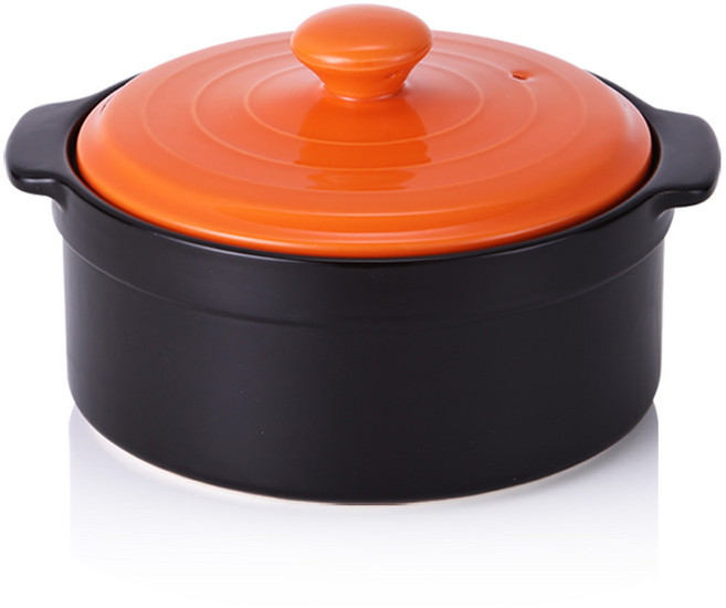 리빙아트 모던 내열 뚝배기 도자기 오븐 깨끗한 냄비, 20cm, 1개