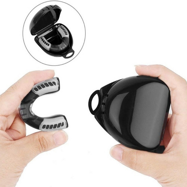 마우스피스 가드 형상기억 선수용 복싱 스파링스포츠 태권도 헬스, 2개