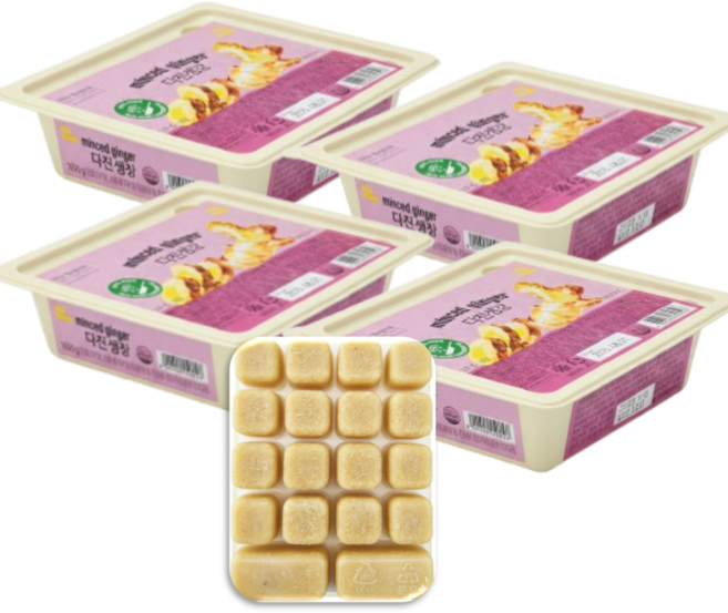 노브랜드 냉동 다진생강, 4개