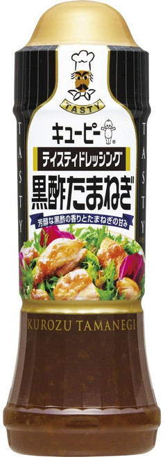 일본 큐피 테이스트 드레싱 흑초 양파 210ml 3병 482333, 3개