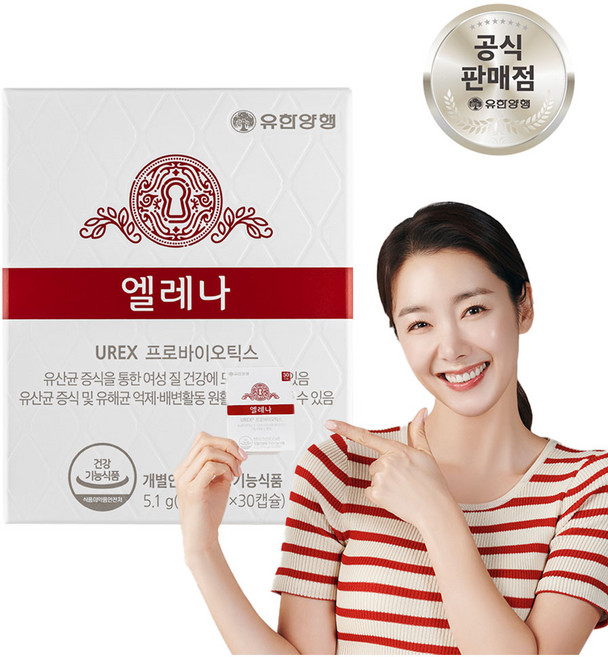 엘레나 유렉스 프로바이오틱스 유산균, 30정, 1개