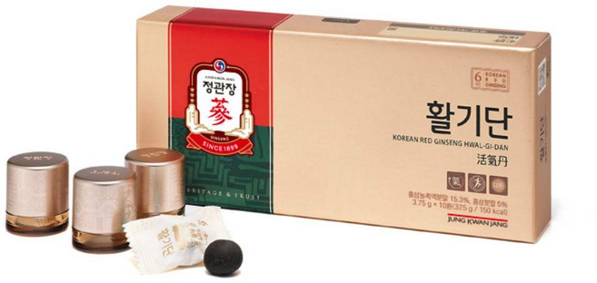 [정관장 본사직영] 활기단 3.75g 10환, 1박스, 10회분