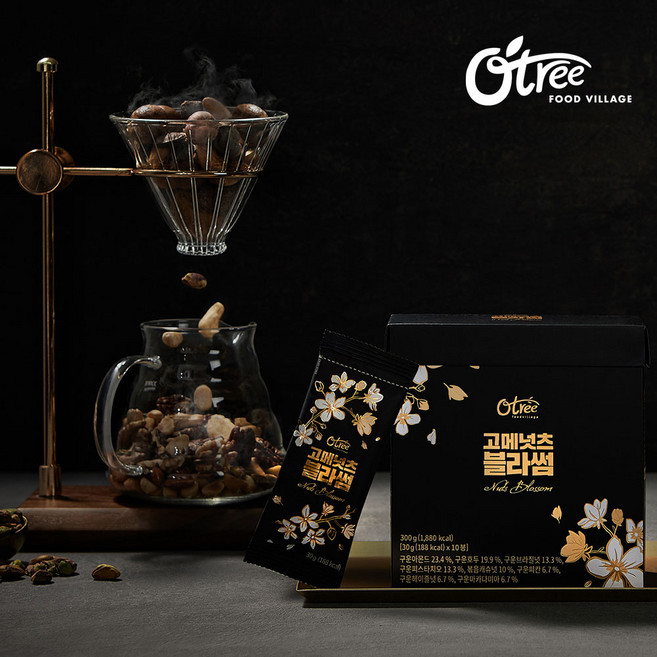 [본사출고 정품] 오트리 고메넛츠 블라썸 30g 10봉, 1개