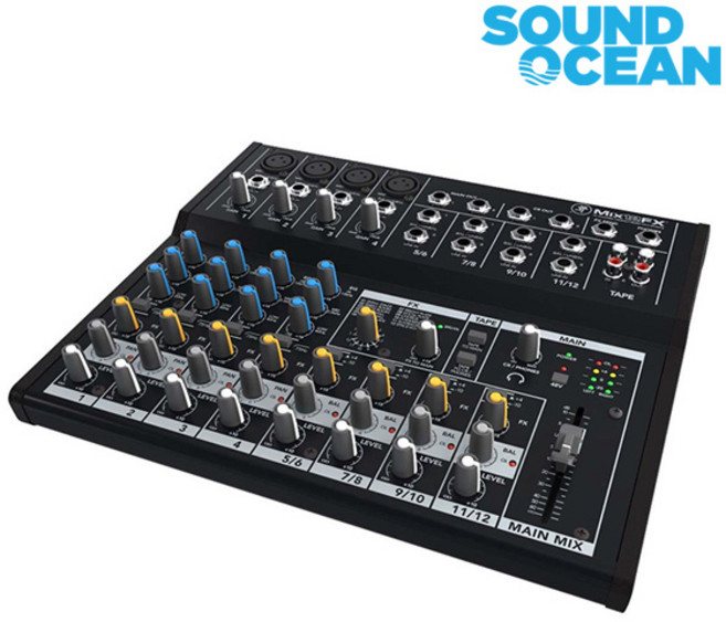 맥키 오디오 믹싱 콘솔 믹서 MACKIE Audio Mixer, Mix12FX