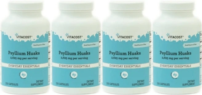 비타코스트 차전자피 껍질 식이섬유, 4팩, 200정, 200정 - 쿠팡