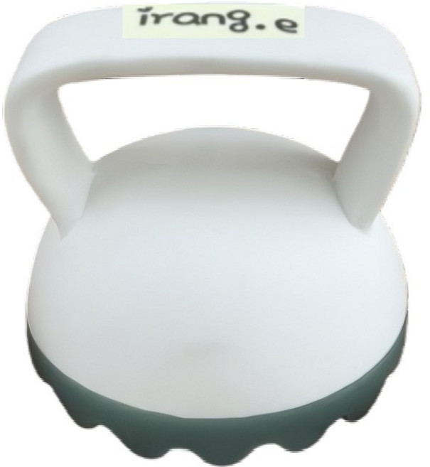 아이랑이 세라믹 괄사 바디 페이스 마사지, 초록색, 1개