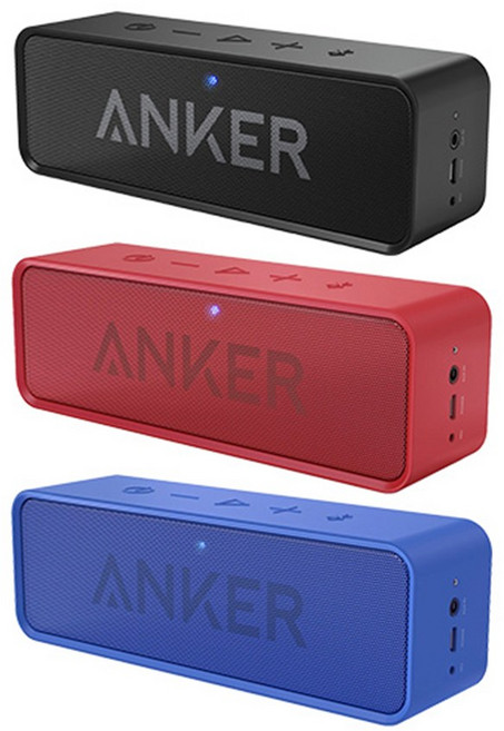 Anker SoundCore 2 방수 블루투스 스피커, 레드(B075DS3CFT)