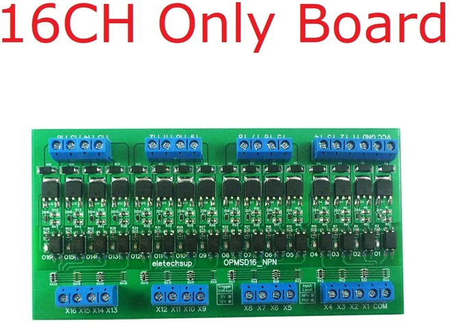 PLC 신호 모듈 OPMSB08 4 채널 8 12/16 3.3-24V, 02 PNP Input 12-24V, 02 NPN Output, 04 16CH Only Board