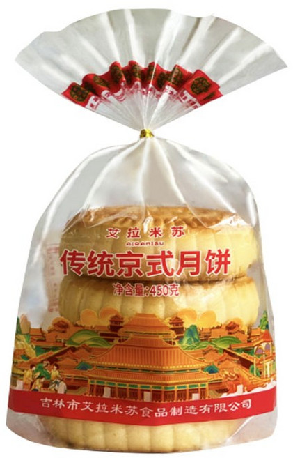 (장가푸드) 중국월병 연길월병 전통경식월병 오인월병 애라미수 450g 1봉, 1개