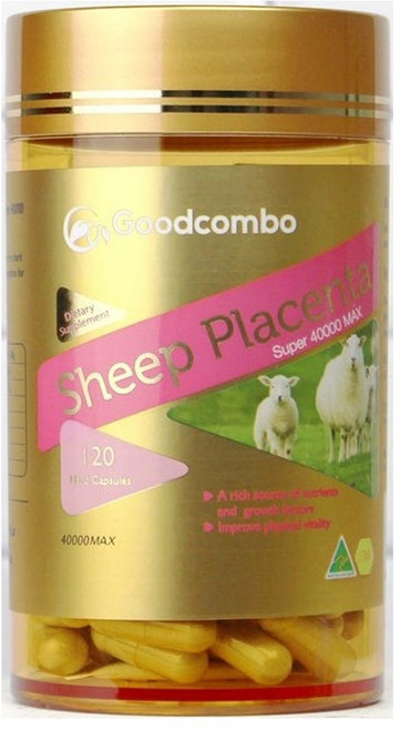 Goodcombo 굿콤보 호주 플라센타 양태반 40000mg 120캡슐, 1개, 120정