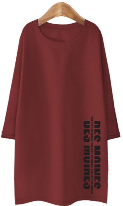 국내생산 오늘출발 블론디 7부소매롱티 모인스