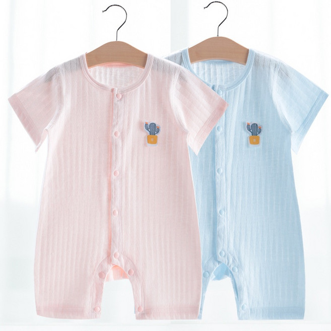 유어맘스 통기성 좋은 신생아 아기 태열 우주복 실내복