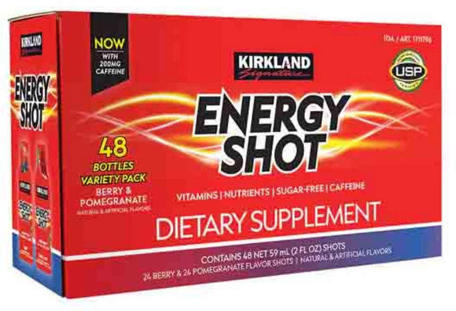 커클랜드 시그니처 에너지 샷 59ml 48 병 베리 & 석류 - 쿠팡