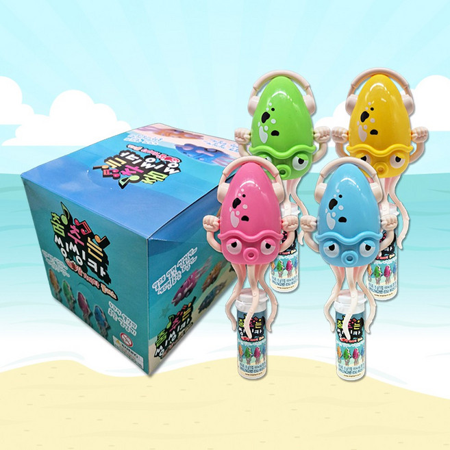 춤추는 오징어 씽씽카 딸기비타 플러스 단품 1개 (랜덤발송), 랜덤