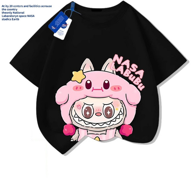 라부부 반팔 티셔츠 패밀리룩 반소매