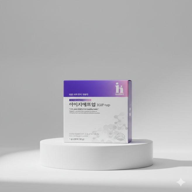 아이하이 아이지에프업 키성장 영양제 초유농축분말 1g 30포, 2개, 30회분
