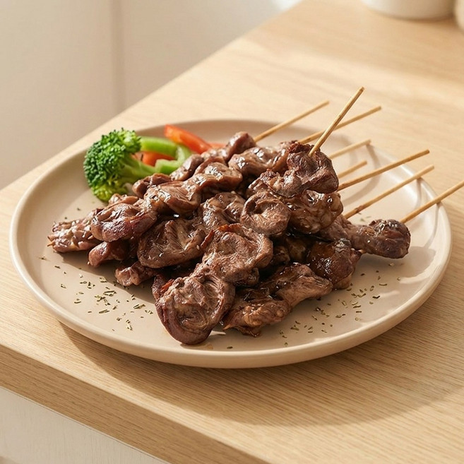 맛다움 국내산 염통꼬치, 2개