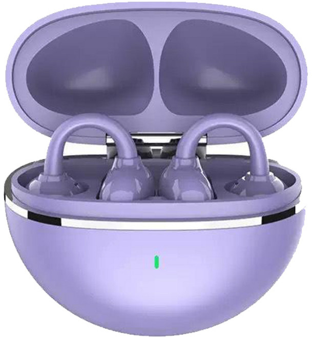 이스턴 블루투스 이어폰 HIFI 360도 서라운드 사운드 42시간 재생 노이즈 캔슬링, 미스틱 퍼플