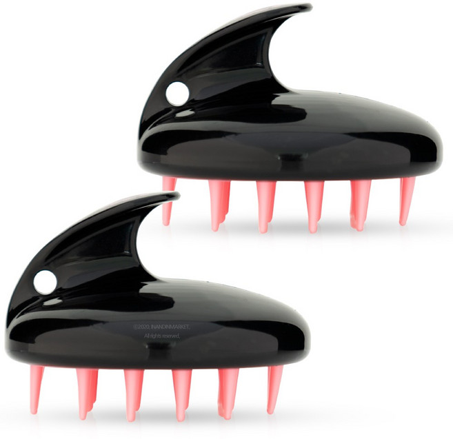 펄리듀 샴푸 두피 마사지 브러쉬 단품 2개