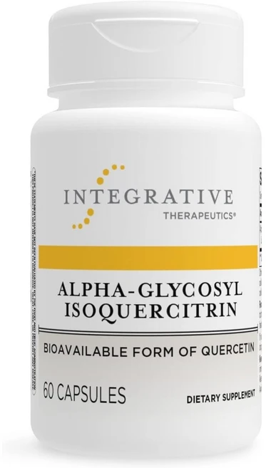 Integrative Alpha-Glycosyl Isoquercitrin 알파글리코실 이소케르시트린 이소퀘르세틴 고흡수 퀘르세틴 세포건강, 2개, 60정 - 쿠팡