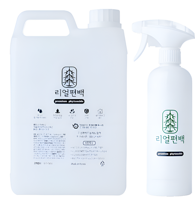 리얼편백 피톤치드 편백수 탈취제 스프레이, 1개, 2L