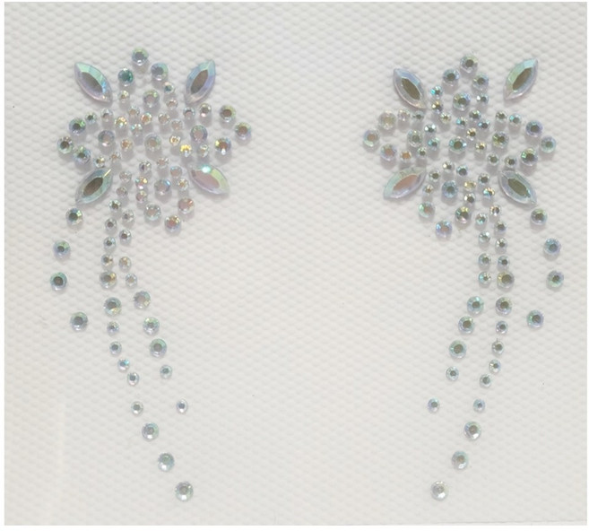 아클라 핫픽스 모티브 디자인 의류부자재 스톤 큐빅 크리스탈_, 09. 큐트플라워세트, 1개
