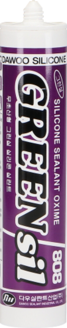 다우실란트 808 그린실 무초산 실리콘 금색, 1개, 상아색