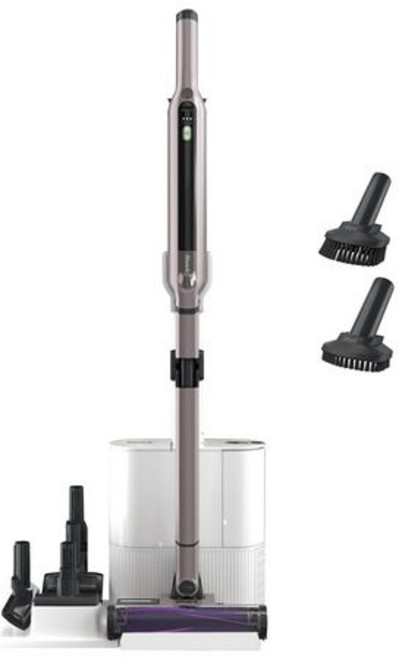 Shark 상어 EVOPOWER SYSTEM iQ+ 무선 스틱 클리너 CS851J 모브 그레이, 01 브러시 세트 포함, 한개옵션1