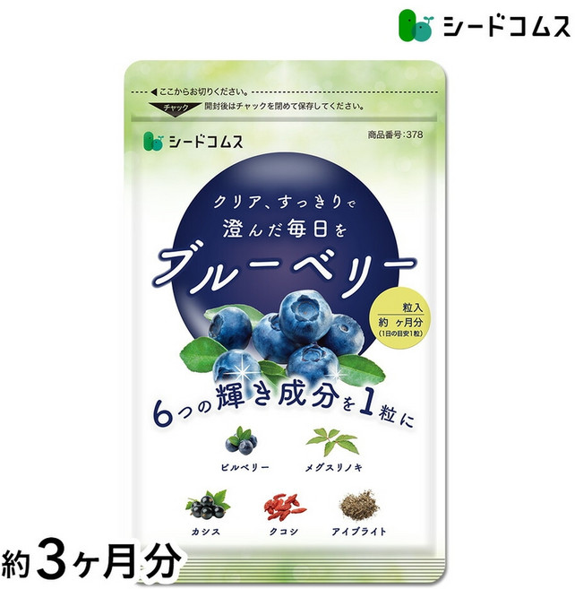 블루베리 빌베리 3개월분 안토시아닌 폴리페놀, 1개, 450정