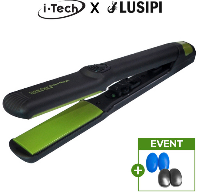 아이텍 루시피 그린 수분 매직기, 볼륨32mm+고무귀덮개