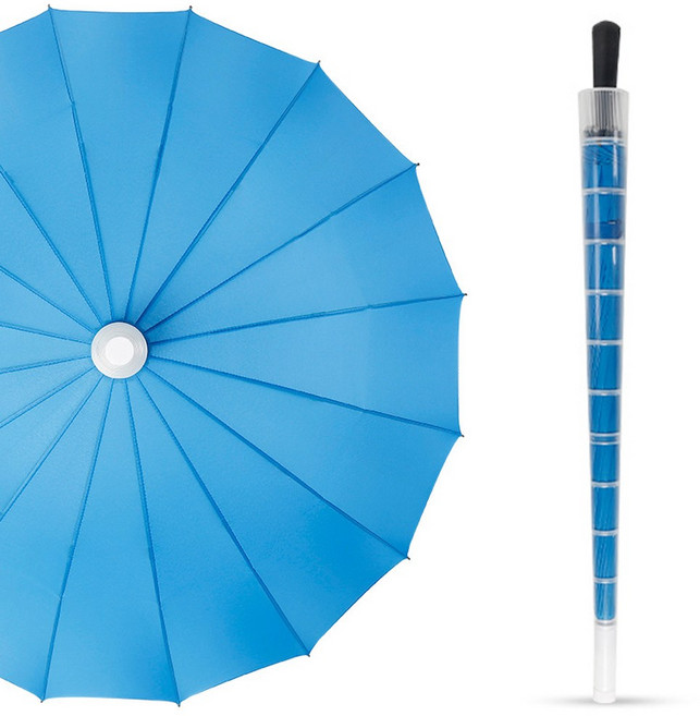 아뜰라임 빗물받이 장우산 일체형 자바라 우산 커버 캡